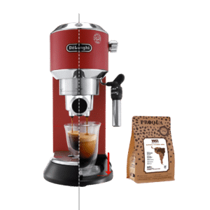 MACHINE À CAFÉ DEDICA EC695.R DELONGHI + 1 PAQUET DE CAFÉ OFFERT