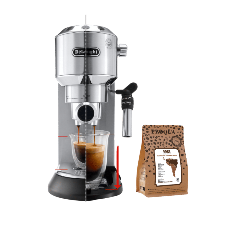 MACHINE À CAFÉ DEDICA EC695.M DELONGHI + 1 PAQUET DE CAFÉ OFFERT