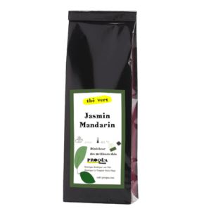 Offre sur le thé jasmin mandarin de la marque Dammann Frères. Pour 100 grammes achetés, 50 grammes offerts.