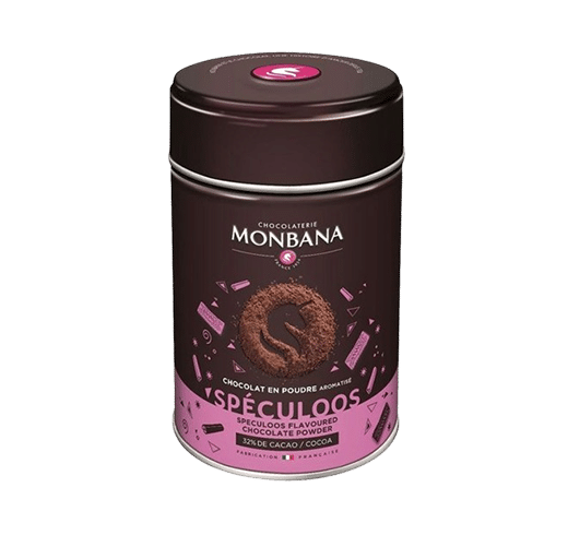 Boîte de chocolat en poudre arôme Cannelle Monbana dans Boite sur Univers  Chocolat