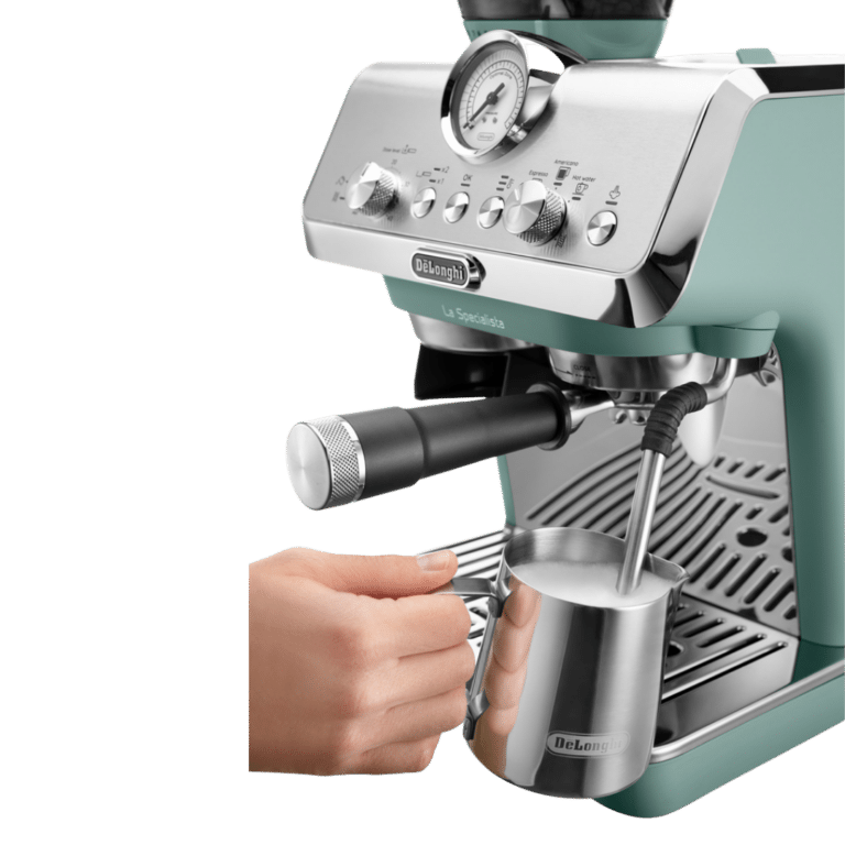 MACHINE À CAFÉ À GRAINS LA SPECIALISTA VERT JADE EC9155.GR DELONGHI