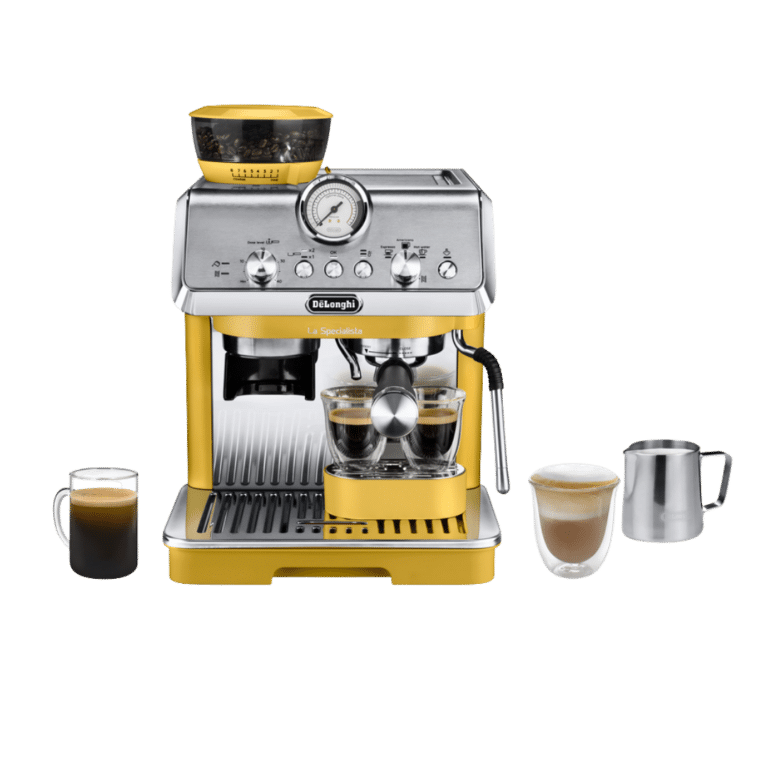 MACHINE À CAFÉ À GRAINS LA SPECIALISTA JAUNE EC9155.YE DELONGHI
