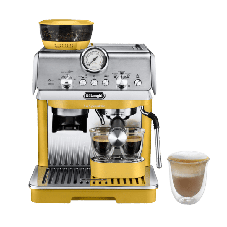 MACHINE À CAFÉ À GRAINS LA SPECIALISTA JAUNE EC9155.YE DELONGHI