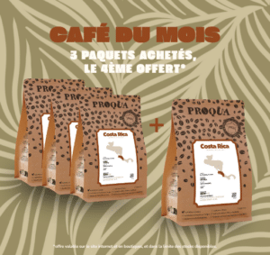 offre pack 3+1 offert sur le café costa rica