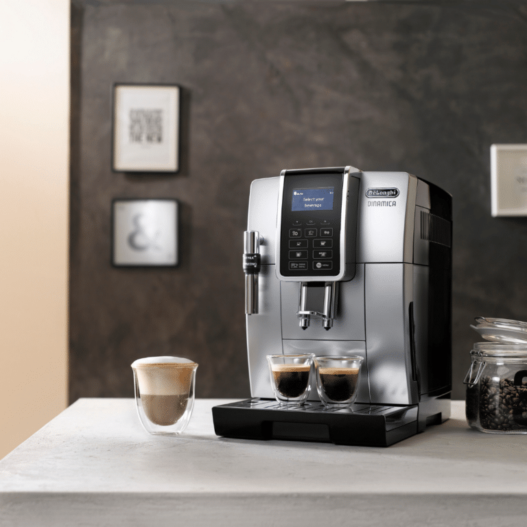 MACHINE À CAFÉ À GRAINS GRISE 3535.SB DINAMICA DELONGHI