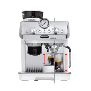 MACHINE À CAFÉ À GRAINS LA SPECIALISTA ARTE EVO TITANIUM EC9155.W DELONGHI